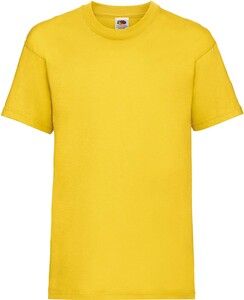 Fruit of the Loom SC221B - T-Shirt Criança Valueweight Menino Sunflower Yellow