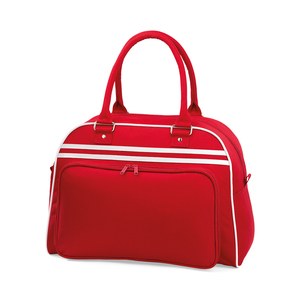 Bag Base BG75 - Bolsa de boliche retrô Classic Red/White