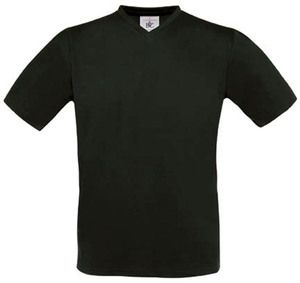 B&C CG153 - T-Shirt Gola V Exact V-Neck Preto