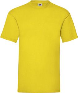 Fruit of the Loom SC221 - T-Shirt Homem Valueweight Amarelo