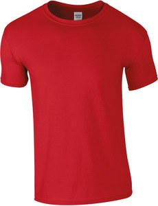 Gildan GI6400 - T-Shirt Homem 64000 Softstyle Vermelho