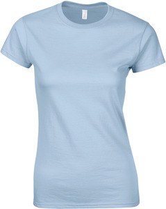 Gildan GI6400L - T-Shirt Mulher 64000L Softstyle Azul claro