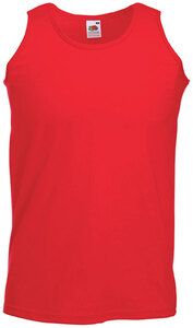 Fruit of the Loom SC294 - T-Shirt Unisexo Atleta Valueweight Athletic Vermelho