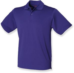 Henbury H475 - Camisa Polo Para Homem - Coolplus® Bright Purple