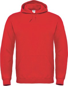 B&C CGWUI21 - Sweatshirt ID.003 Com Capuz Vermelho