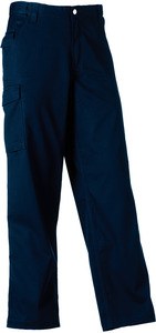 Russell RU001M - Calça Laboral Sarja Comprimento 32” Azul profundo