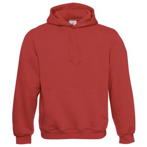 B&C BA420 - Sweatshirt com capuz Vermelho