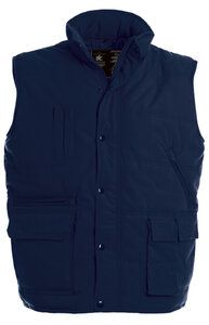 B&C BA651 - Colete Multibolsos Explorer Bodywarmer