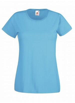 Fruit of the Loom SS050 - T-Shirt Mulher Ajustada Valueweight