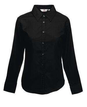 Fruit of the Loom SS001 - Camisa Mulher Oxford Manga Curta