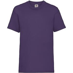 Fruit of the Loom SS031 - T-Shirt Criança Valueweight Menino Purple