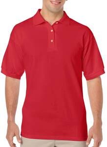 Gildan GD040 - Polo T-shirt Malha Homem 8800 DryBlend™ Vermelho
