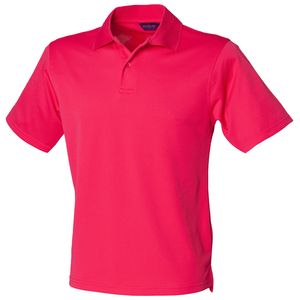 Henbury HB475 - Coolplus® polo Bright Pink