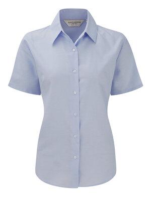 Russell J933F - Womens short sleeve Oxford shirt