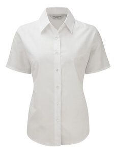 Russell J933F - Womens short sleeve Oxford shirt