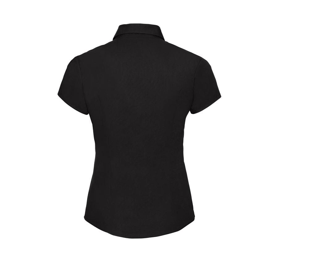 Russell J947F - Camisa elástica de manga curta para mulher - easycare