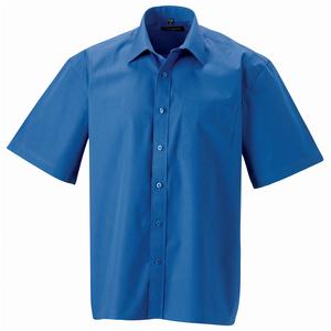 Russell J937M - Short sleeve pure cotton easycare poplin shirt