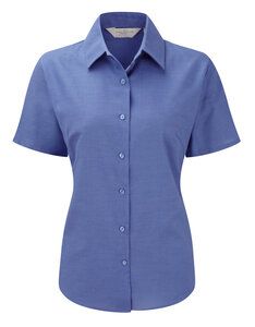 Russell Collection R-933F-0 - Camisa Mulher R933F Oxford Clássica