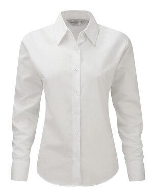 Russell Collection R-932F-0 - Camisa Mulher R932F Oxford Clássica M. Comprida