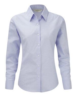 Russell Collection R-932F-0 - Camisa Mulher R932F Oxford Clássica M. Comprida