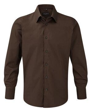 Russell Collection R-946M-0 - Camisa Homem R946M Popeline Ajustada M.C