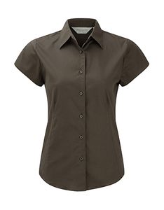 Russell Collection R-947F-0 - Camisa Mulher R947F Popeline Ajustada