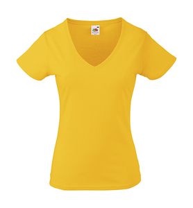 Fruit of the Loom 61-398-0 - T-Shirt Mulher Valueweight Gola V