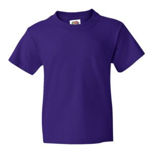 Fruit of the Loom 61-033-0 - T-Shirt Criança Valueweight Menino Purple