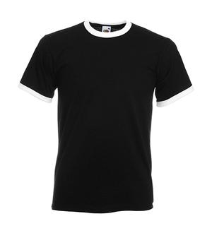 Fruit of the Loom 61-168-0 - T-Shirt Homem Ringer