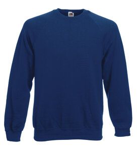 Fruit of the Loom 62-216-0 - Sweatshirt Raglan Gola Redonda Marinha