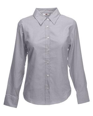 Fruit of the Loom 65-002-0 - Camisa Mulher Oxford Manga Comprida