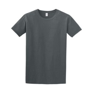 Gildan 64000 - T-Shirt Homem Carvão vegetal