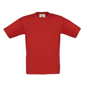 B&C Exact 150 Kids - T-Shirt Criança Exact 150 Vermelho
