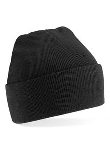 Beechfield B45b - Gorro Junior Original Cuffed Preto