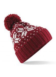 Beechfield B456 - Gorro Fair Isle Snowstar