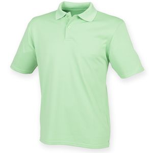 Henbury HB475 - Coolplus® polo Lime Green