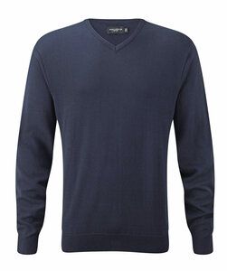 Russell J710M - V-neck knitted sweater
