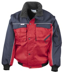 Result RE71A - Casaco robusto Work-Guard mangas de zip - pilot jacket