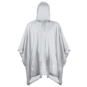 Splashmacs SC010 - Plastic poncho Chaqueta Prata