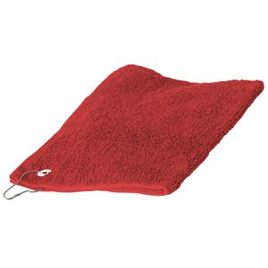 Towel city TC013 - Toalha de golfe de alcance de luxo Vermelho