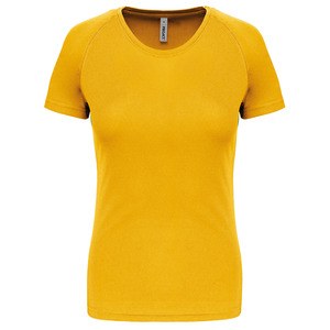 ProAct PA439 - T-SHIRT DE SENHORA DE MANGA CURTA True Yellow