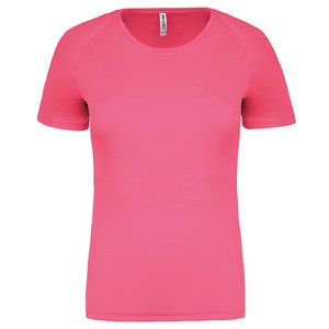 ProAct PA439 - T-SHIRT DE SENHORA DE MANGA CURTA Fluorescent Pink