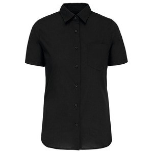 Kariban K544 - CAMISA DE SENHORA MANGA CURTA EM POPELINE TRATAMENTO FÁCIL