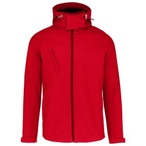 Kariban K413 - BLUSÃO SOFTSHELL COM CAPUZ Vermelho