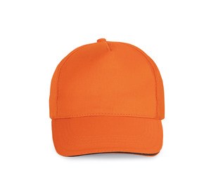 K-up KP130 - BONÉ SANDWICH - 5 PAINÉIS Orange / Dark Grey