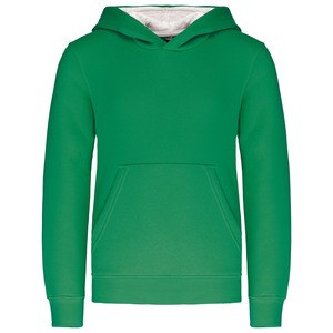 Kariban K453 - SWEATSHIRT DE CRIANÇA COM CAPUZ EM CONTRASTE