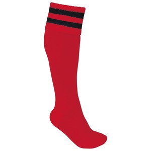 ProAct PA015 - MEIAS DE DESPORTO ÀS RISCAS Sporty Red / Black