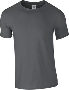 Gildan GI6400 - T-Shirt Homem 64000 Softstyle Carvão vegetal