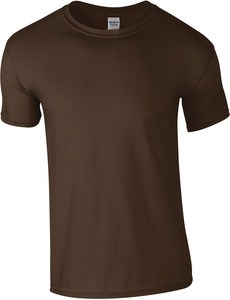 Gildan GI6400 - T-Shirt Homem 64000 Softstyle Chocolate escuro