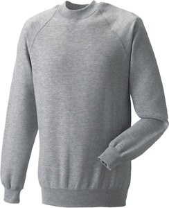 Russell RU7620M - Sweatshirt Clássica R762M Ranglan Light Oxford